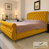 Winchester Chesterfield Sleigh Bed